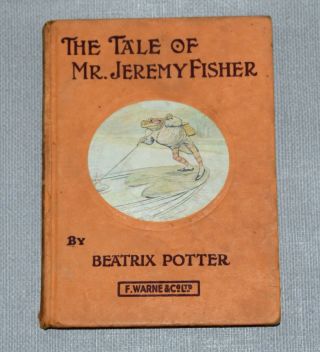 Vintage Beatrix Potter Tale Of Mr Jeremy Fisher Hardback Childrens Book