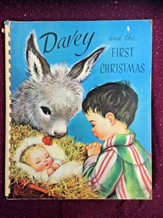 Vintage (1950 ") Davey And The First Christmas 