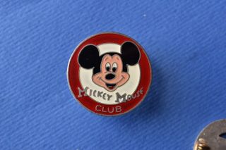 Vintage Mickey Mouse Club Enamel Pin Badge Walt Disney Tv Film Character