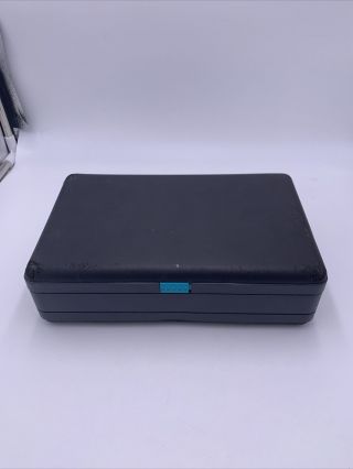 Vtg Laserline Portable Cd Dvd Bluray 40 Disc Case Player Handheld Game Storage