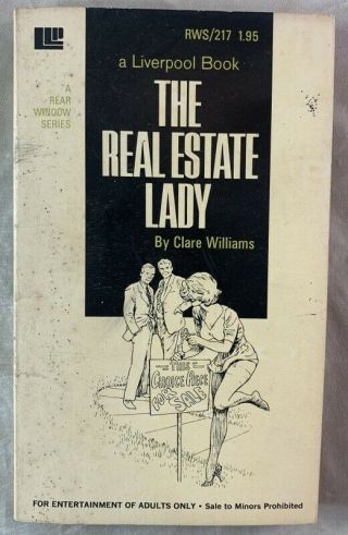 Liverpool Vintage Erotic Adult Paperback Book The Real Estate Lady Williams Rws