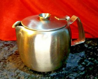 Vintage Old Hall Stainless Steel Connaught 1 Pint Tea Hot Water Tea Pot 879702