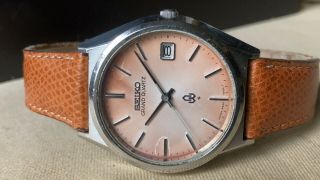 Vintage Seiko Quartz Watch/ Grand Quartz 4842 - 8110 Ss 1977