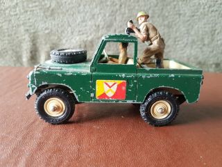 Vintage Britains Military Swb Land - Rover 1/32 Scale With Figures - 1975