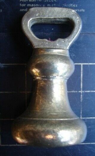 Vintage 2 Lb Pound 2lbs Brass Bell Mercantile Butcher Grocer Weight - Stamped 2
