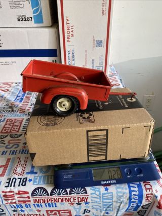 Vintage Tru Scale Utility Truck Bed Trailer Wagon Farm Toy