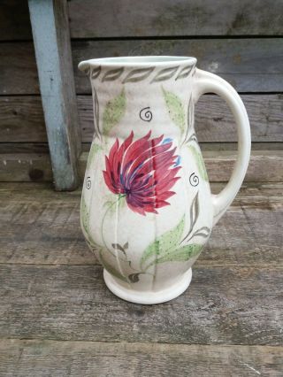Vintage E Radford England Handpainted Vase Jug
