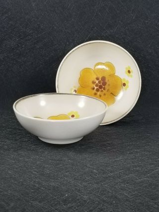 2 Vintage Denby Minstrel Cereal Soup Bowls Made In England
