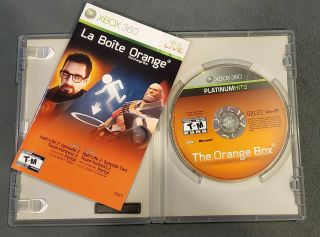 The Orange Box Half Life 2 - Microsoft Vintage X - Box Xbox 360 Game Complete