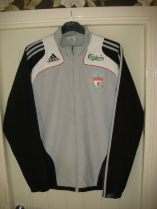 Liverpool Fc Vintage Adidas Football Training Tracksuit Top - 2008 - Large - H37