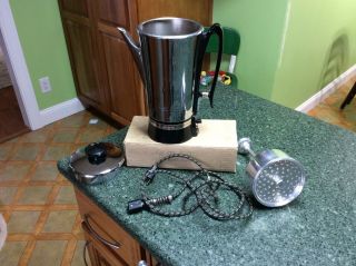 Vintage Universal Chrome Electric Coffee Pot Percolator No 4531 12 Cup