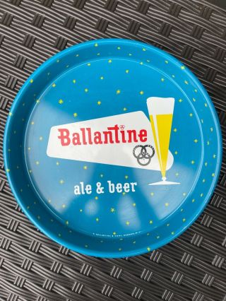 13 1/4 " Ballantine & Sons Newark Jersey Ale & Beer Tray Vintage 1961