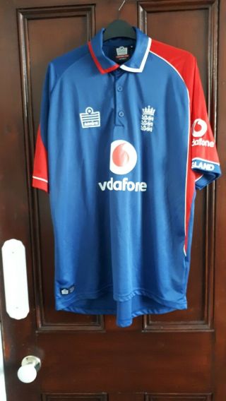 England Cricket Admiral Vodafone Ashes Jersey Shirt Mens L Vintage Retro
