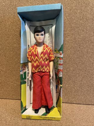 Vintage Topper Toy “gary” Dawns Friend With Outfit Box And Instructions