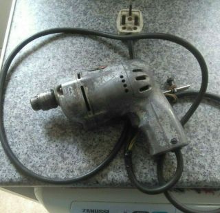 Vintage Black & Decker Electric 1/4 " Utility Drill Power Tool.