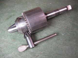 Old Vintage Machining Tools Machinist Jacobs Drill Chuck 2 Taper Shaft
