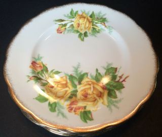 Set Of 5 Vintage Royal Albert Tea Rose 7 Inch Pie Or Dessert Plates
