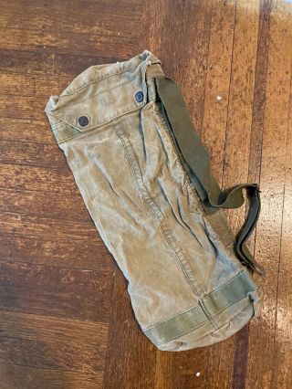 Vintage Us Military Infantry Bag Heavy Duty Canvas In