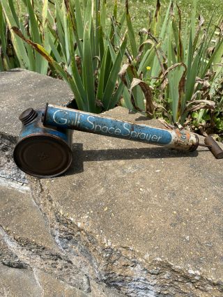 Vintage Gulf Farm / Home Bug Sprayer Pump Well