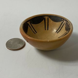 Vintage Authentic Native American Pottery Pot Bowl Dish 2 - 3” Winslow Arizona