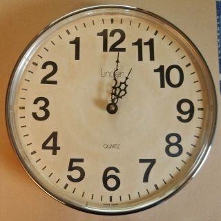 Vintage Backwards Wall Clock