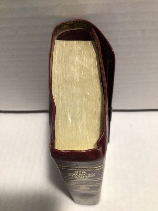 VTG.  1977 World American Standard Pocket Bible Bonded Leather w/Snap 3