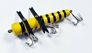 Tough Odon Bait Co Dragonfly Lure Bumblebee Color 3 Hooks 2