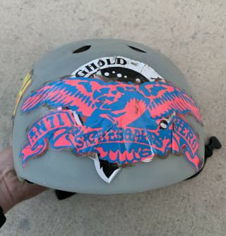 Pro - Tec The Bucky Lasek Translucent Helmet White Adult Size Medium Skateboarding 2