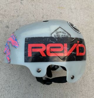 Pro - Tec The Bucky Lasek Translucent Helmet White Adult Size Medium Skateboarding 3