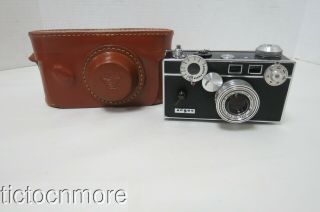 Vintage Argus C3 Rangefinder Camera W/ Argus Coated Cintar Lens F/3.  5 50mm