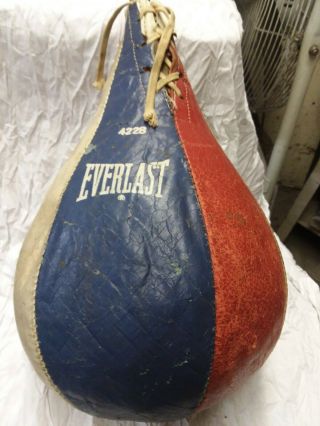 Vintage Everlast 4228 Red White And Blue Speed Bag