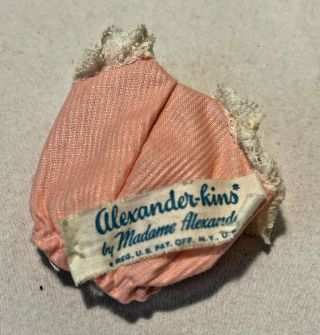 Vintage Madame Alexander Kins Pink Striped Panties - Tagged