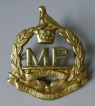 Zimbabwe Africa Military Police Former Rhodesia Army Vintage Mp Bird Cap Badge