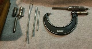 Central Tool Company Micrometer 1 1/2 - 2 1/2  Vintage & Starett Piece
