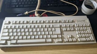 Vintage Packard Bell Model 5130 90s Clicky Keyboard White