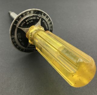 Vintage Apco Mossberg Co Percision Torque Screwdriver 25” Pounds No B25 Usa