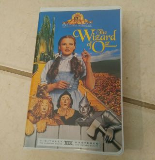 The Wizard Of Oz (vhs,  1996) Clam Shell Packaging Vintage 90s Video Tapes Movies