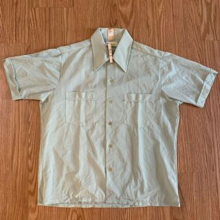 Vintage Grants Workwear Made In Usa Shortsleeve Shirt Old Stock With Tags