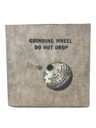 Vintage Sears Craftsman Vitrified Aluminum Grinding Wheel 7”x1” Grit 36 Grade N
