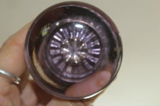 1 Vintage Purple Amethyst Glass Door Knob