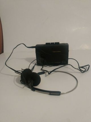 Vintage Realistic Am/fm Stereo - Mate Cassette Player Plus Headphones Scp - 47