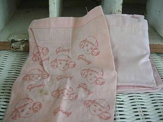 Vintage Vogue Ginny Pink Sheet Set And Pillow