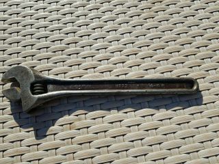 Vintage 10 " Bahco No 72 Adjustable Wrench - Drop Forged Steel Made In Sweden