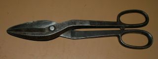 Wiss 7 Tin Snips 15 " Long - Vintage Metal Shears Usa Inlaid Crucible Steel