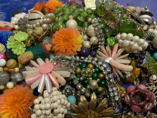 Vintage Costume Junk Jewelry For Repair Or Crafting Small Flat Rate Full