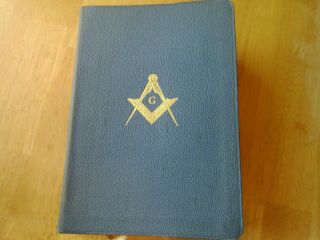 Vintage Holy Bible,  Masonic Edition,  Holman,  1957,  The Great Light In Masonry