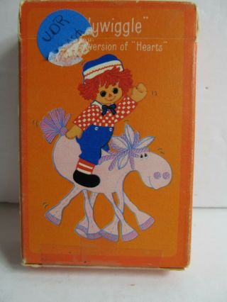 Vintage Raggedy Ann Andy Playing Cards " Willywiggle " 1975