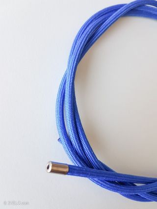 Brake Cable Outer Housing Vintage Style Textile,  Fabic Wrap,  Blue