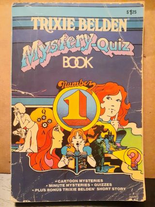 Trixie Belden Mystery - Quiz Book Number 1 (1984,  Paperback) Vintage Kathryn Kenny