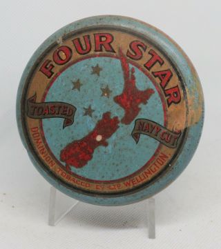 Vintage Four Star Tobacco Tin (empty)